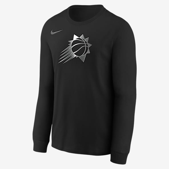 NIKE NBAロンT New York Knicks Courtside Women's Nike NBA Shine Boxy Long